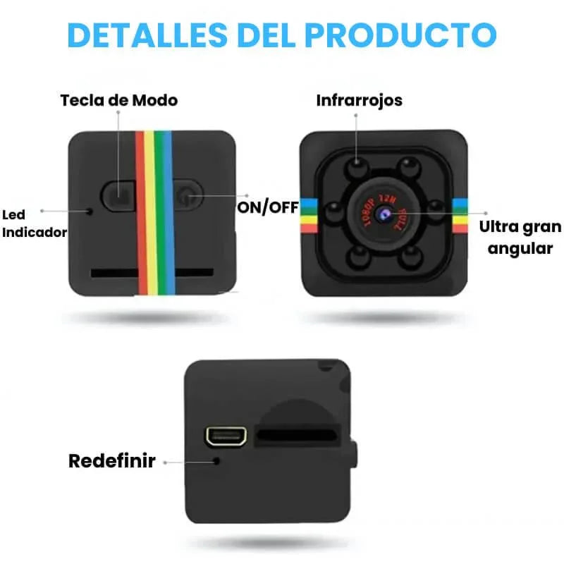 Mini Cámara EcoPro® Full HD + Envío Gratis